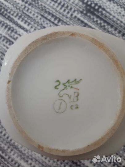 Маленькая вазочка СССР, клеймо Вербилки, 19 см