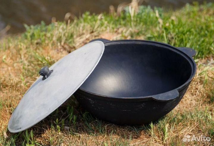 Казан чугунный узбекский оригинальный 10 литров