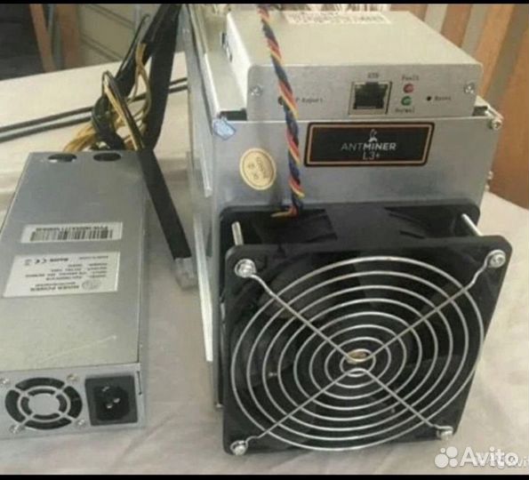 Asic Bitmain AntMiner L3+ с нбп / Антмайнер