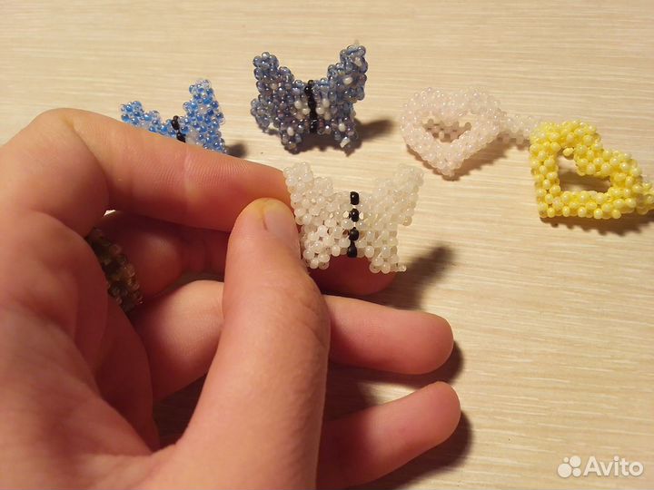 Колечки из бисера(любой формы)