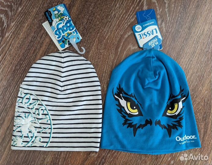 Новые шапочки для мальчика 50-52