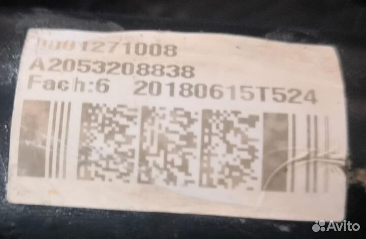 Амортизаторы mercedes C 205 coupe 4 matic