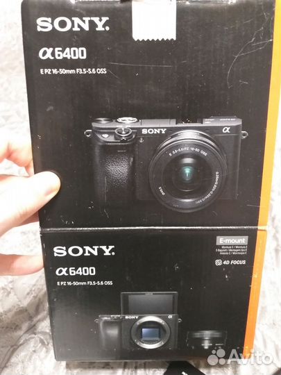 Продам фотоаппарат Sony a6400 + объектив 16-50