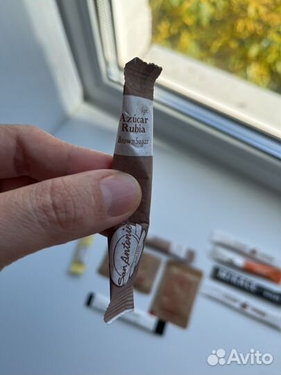 Пакетики сахара в стиках для коллекции редкие