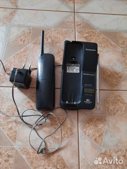 Стационарный, беспроводной телефон panasonic