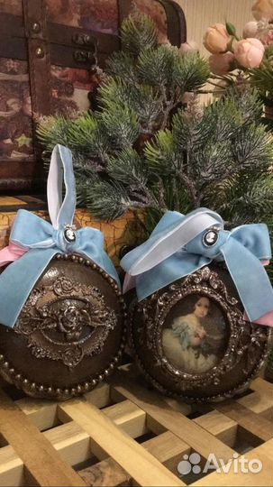 Елочные игрушки ручной работы