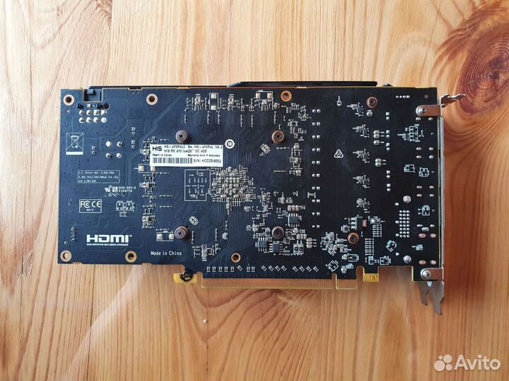 Видеокарта HIS RX 470 4 gb