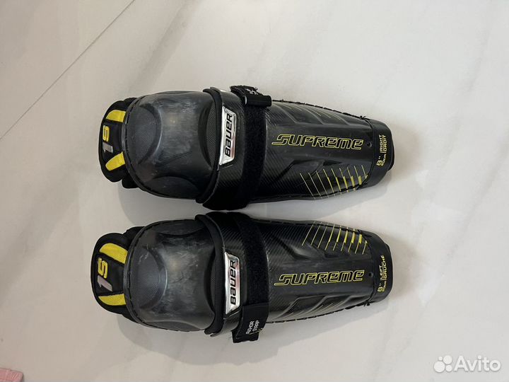 Щитки, налокотники хоккейные детские bauer 1s