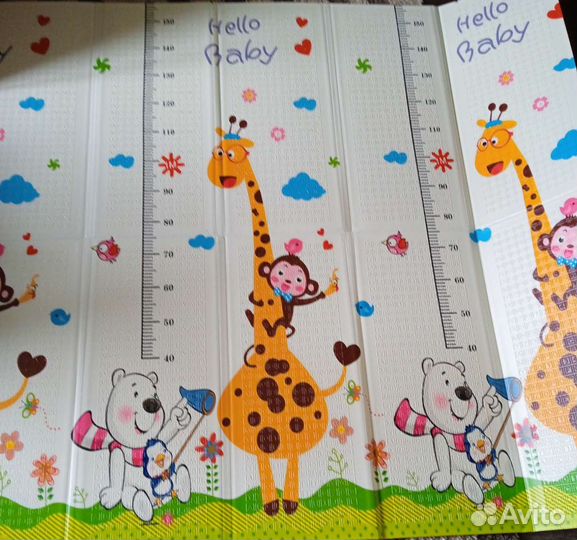 Детский игровой коврик складной