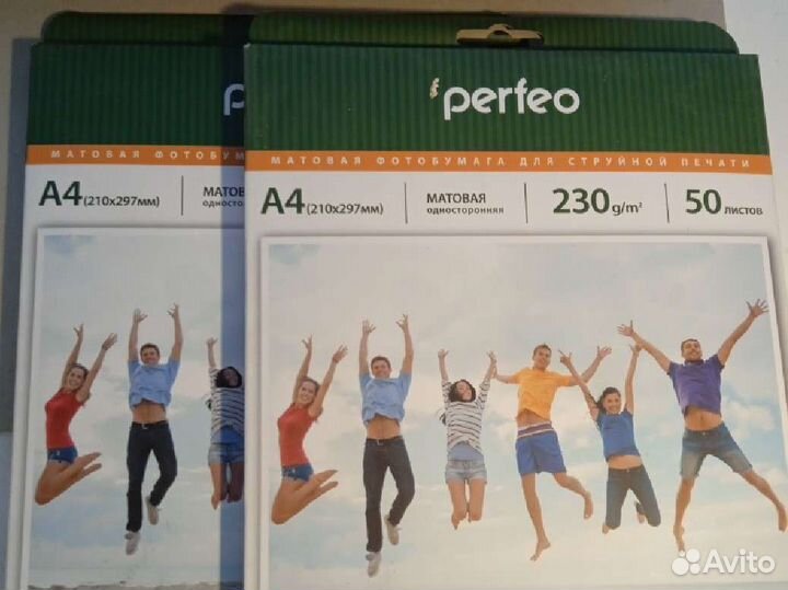Фотобумага a4 матовая 230гр perteo