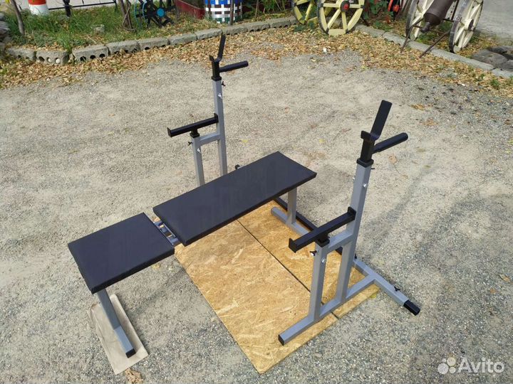 Стойка для штанги и Скамья для жима