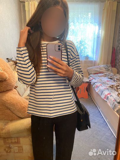 Лонгслив в полоску