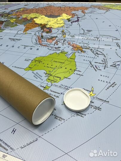 Карта мира плакат