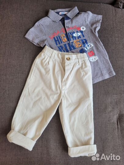 Фирменные вещи на лето мальчику 92