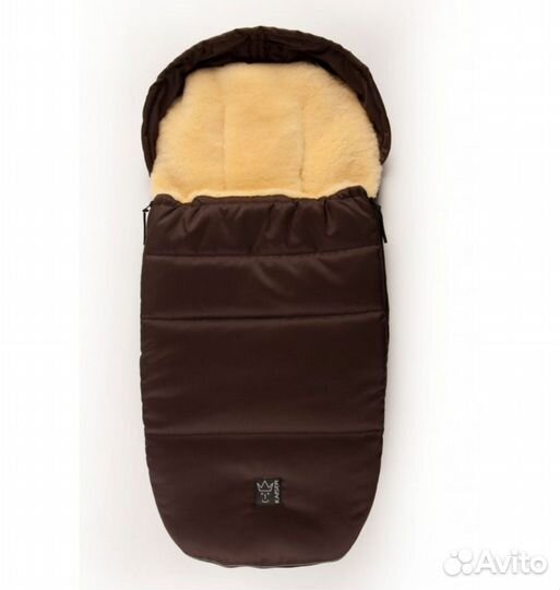 Меховой конверт в коляску овчина