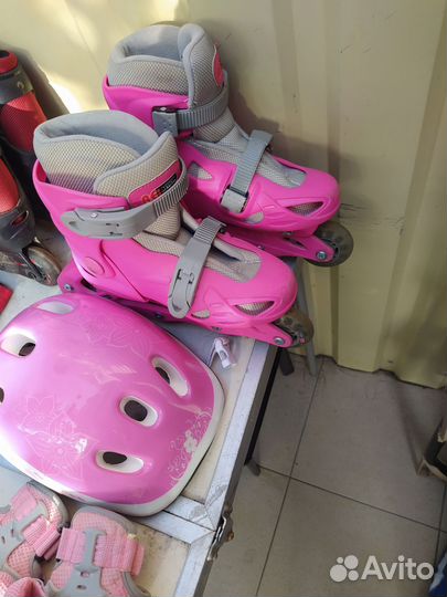 Роликовые коньки детские раздвижные