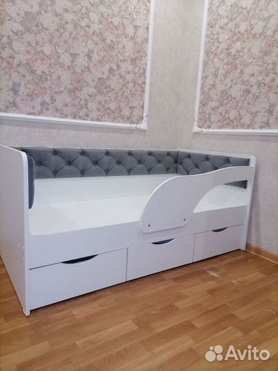 Кровать Мартин П-образная стяжка 160*80 с матрасом