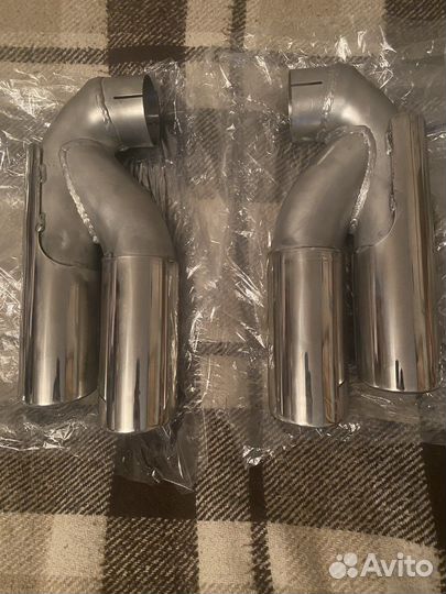 Комплект насадок глушителя VW Touareg 03-10