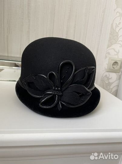 Шляпа фетровая женская