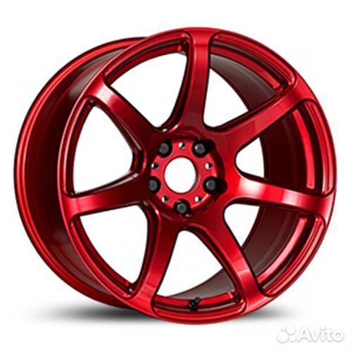 Диски колесные кованые Work R19 красный