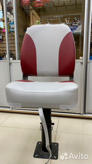 Поворотное кресло в лодку Classic High Back кр/сер