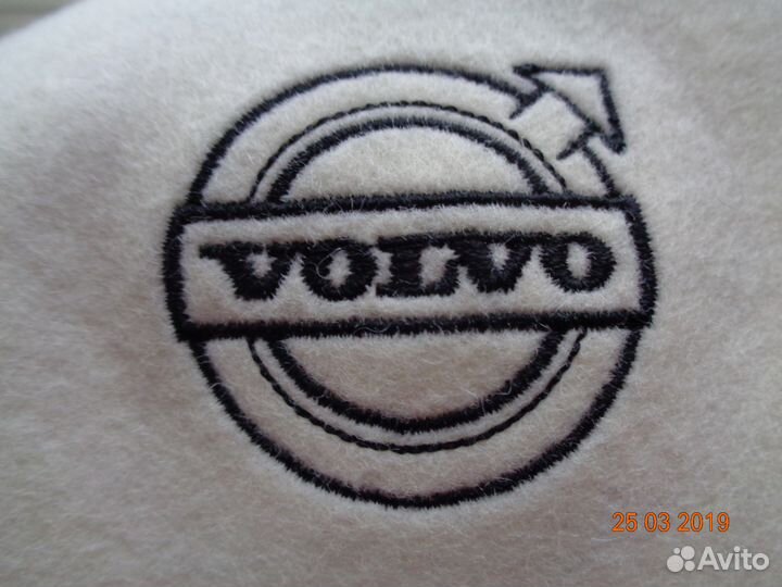 Комплект баня - сауна лого Volvo шерсть подарочная