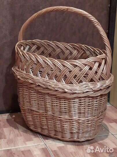 Корзины из ивовой лозы