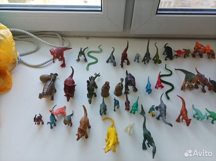 Набор игрушек животные.б.у пакетом