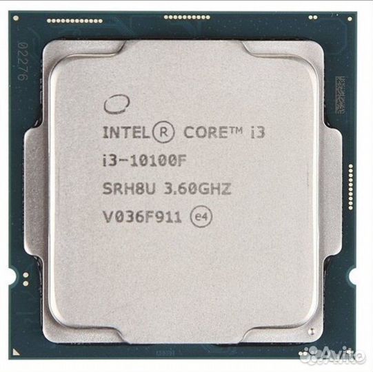 Процессор intel core i3 10100f
