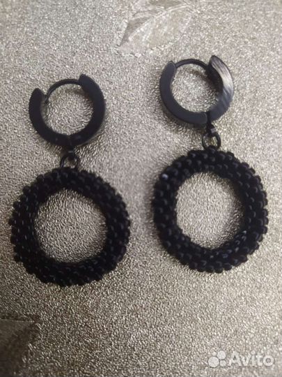 Серьги из бисера