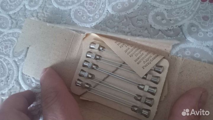 Набор шприцы и Иглы, многоразовые СССР, ГДР