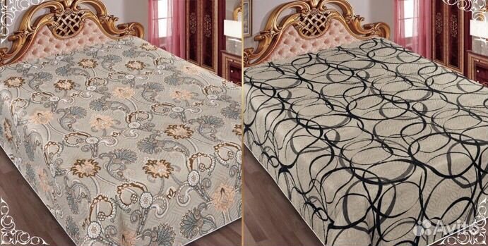 Пледы и покрывало полуторки