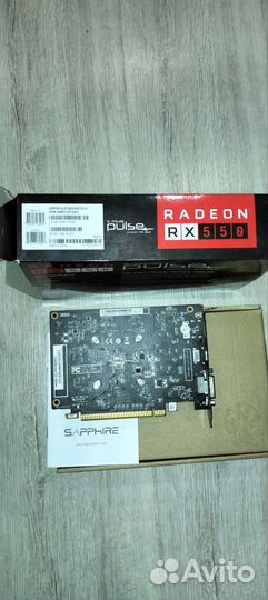 Видеокарта rx 550