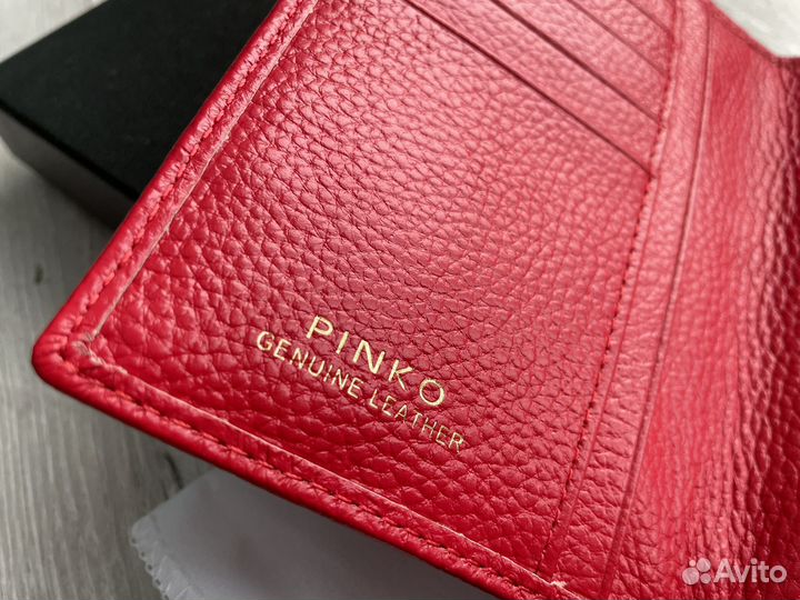 Обложка на паспорт Pinko женская красная кожаная