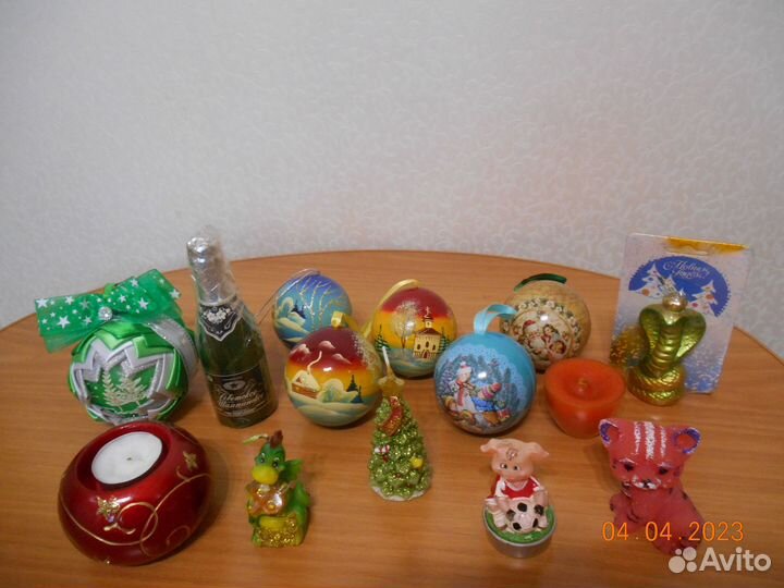 Новогодние свечи, светильники, сувениры