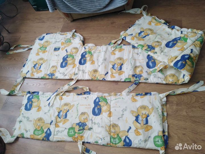 Бортики для детской кроватки