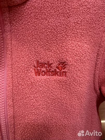 Флисовая кофта jack wolfskin