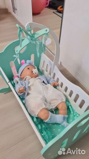 Кроватка с куклой