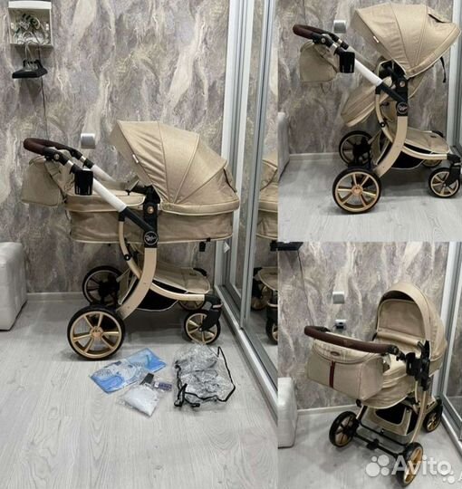 Коляска 2в1 трансформер (новая в упаковке)