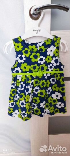 Пакет вещей на девочку 74-80