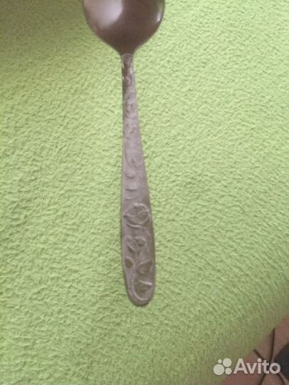 Ложка чайная нержавеющая сталь Роза. 12 шт новые