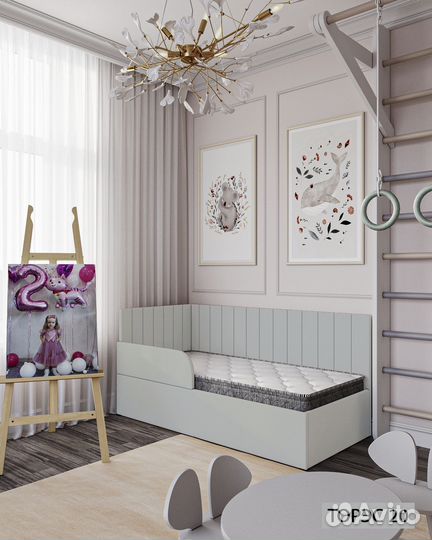 Детская кровать 80/160 с матрасом