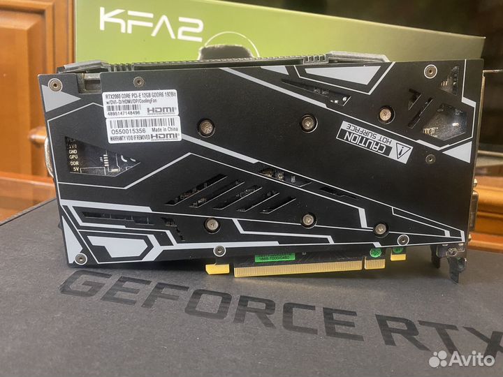 Видеокарта KFA2 GeForce RTX 2060 12gb