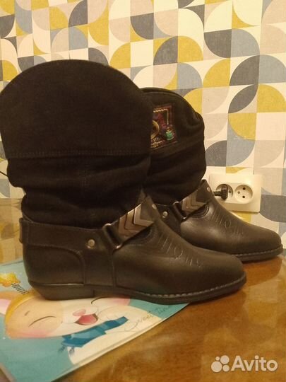 Стильные сапожки на осень 33 р новые