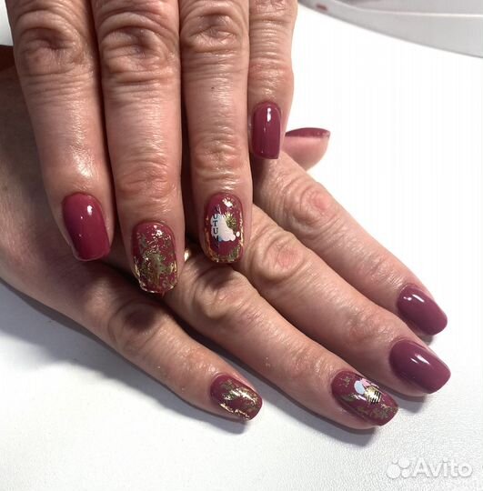 Маникюр, наращивание ресниц