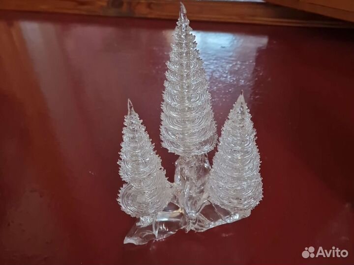 Ёлочки из стекла. Сувенир