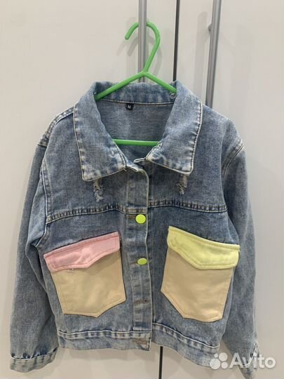 Джинсовка для девочки 104