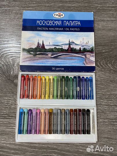 Масляная пастель гамма