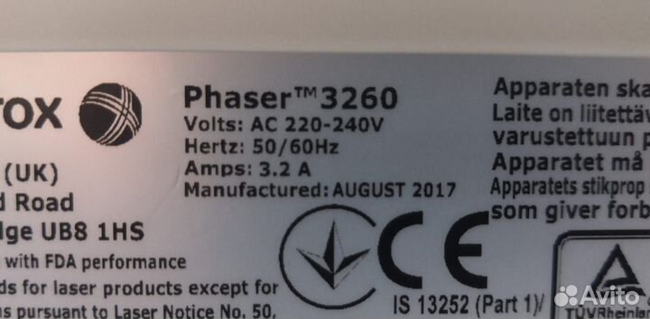 Новый принтер Xeror Phaser 3260 10шт Доставка