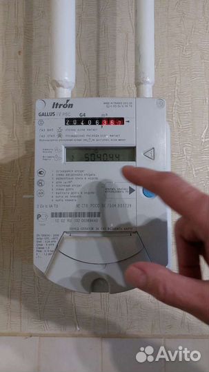 Счетчик газовый Itron gallus